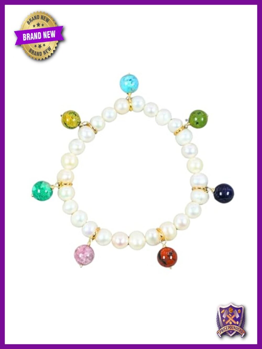 Handmade Chakra Beaded Crystal Bracelet Healing Jewelry Women Stone